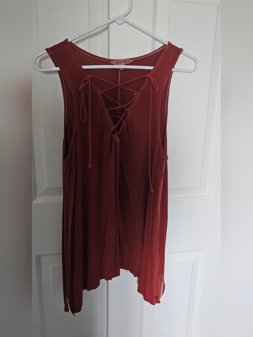 American Eagle Outfitters Lace-Up Tank Top Size M